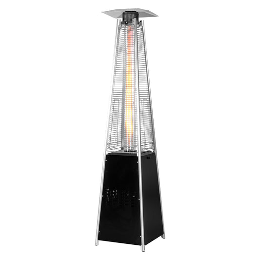 Pyramid Patio Heater,48,000 BTU with Wheels and Electronic Ignition for Backyard, Garden