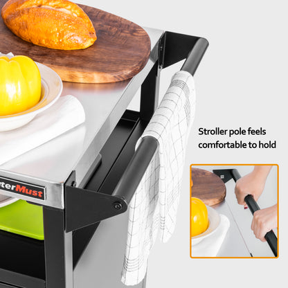 85,000 BTU Outdoor Kitchen Station with Stainless Steel Top for Fish & Turkey Frying