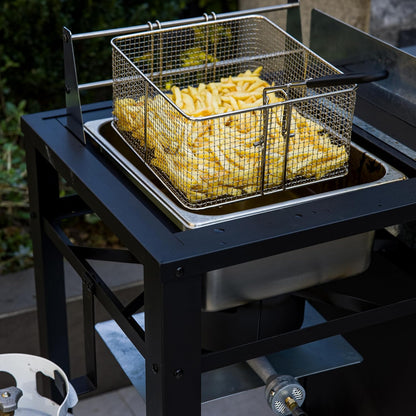85,000 BTU Outdoor Kitchen Station with Stainless Steel Top for Fish & Turkey Frying