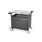 Outdoor Kitchen Cabinet, Moveable Outdoor Prep Table & Bar for Grilling and Pizza Oven