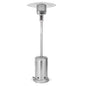 OuterMust Propane Patio Heater 46,000 BTU with Stainless Steel Design and Wheels Ideal for Backyard, Garden